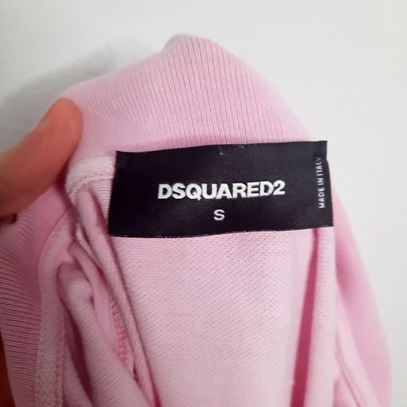 DSQUARED2 Pink Banana Polo S
